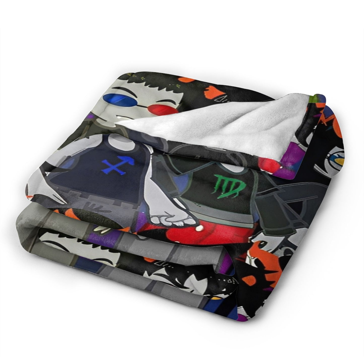 Manta de Flanela Homestucked Manga Cobertor Macio e Quente para Sofá Cama Viagem Engraçado Colcha Capa de Sofá-Cama