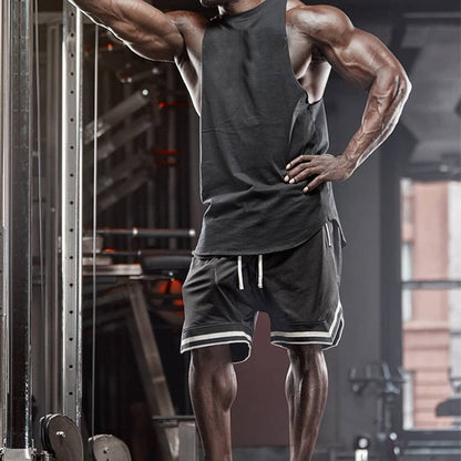 Men's Fitness Joggers Casual Breathable Short Sports Basketball Shorts Mesh Quick Dry Gym Shorts for Male Pants Summer