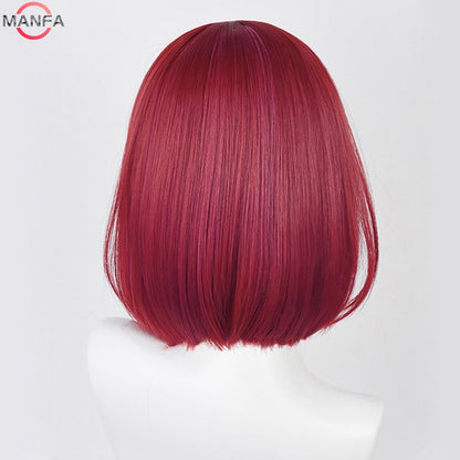 Perucas de Cosplay de Alta Qualidade Arima Kana Hoshino Akuamarin Hoshino Rubii Hoshino Ai, Fibra Resistente ao Calor, Perucas de Anime de Cosplay
