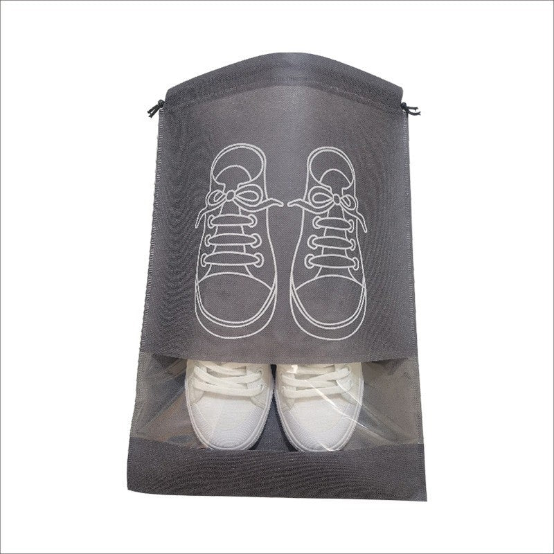 10/5pcs Shoes Storage Bags Closet Organizer Non-woven Travel Portable Bag Waterproof Pocket Clothing Classified Hanging Bag 2025