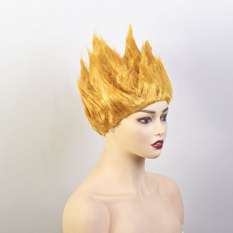 Halloween Adult Men Z Cosplay Saiyan Wigs Goku Anime Costume Party Dress Up Youth Flame Blue Yellow Green Red Wig Carnival Hair