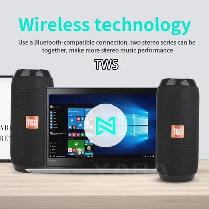Caixa De Som Bluetooth Portátil Sem Fio Alto-falante Música Subwoofer Rádio FM Áudio Bluetooth Chamada Viva-voz Baffe