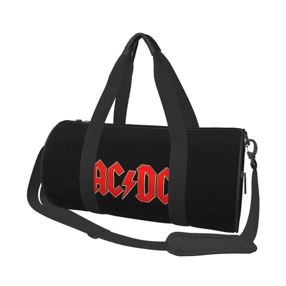 Ac Dc Rock Travel Bag Hip Hop Large Capacity Sport Bags Weekend Men's Design Gym Bag Swimming Colorful Fitness Bag