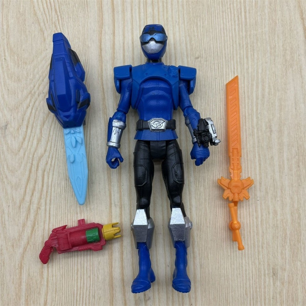 Hasbro Power Rangers Ranger Vermelho Ranger Azul Ranger Preto 15cm Genuíno Produtos a Granel Contêm Defeitos Modelo Boneco Boneca Figura de Ação