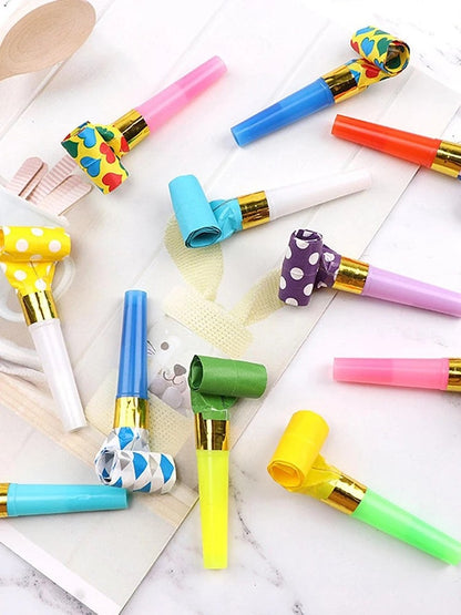5~100pcs Blowing Telescopic Whistle Party Noise Generator Plastics Party Entertainment Cheering Props Festival Gift Pinata TMZ