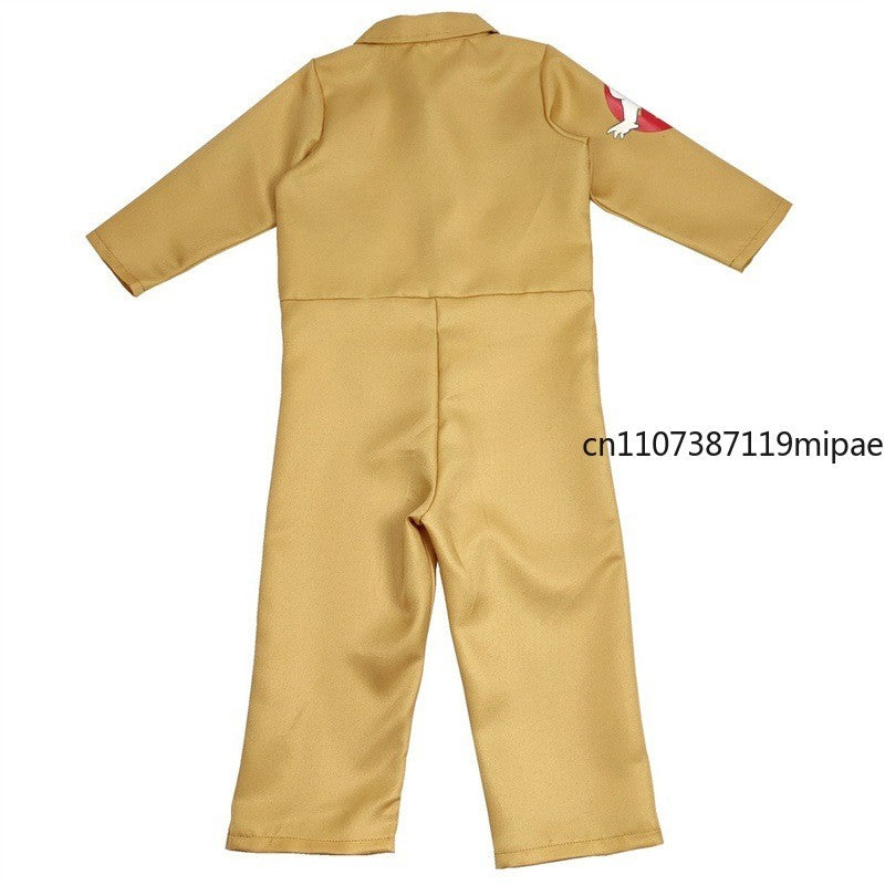 Men Kids Ghost busters Cosplay Costume Proton Pack Accessory Ghostbusters Boys Adult Women Jumpsuit Halloween Outfits Bodysuit
