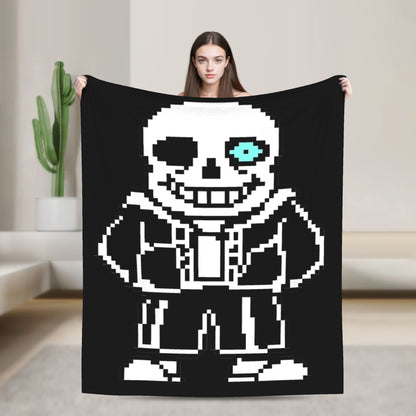 Annoying Dog Game Cobertores Undertale Manta de flanela para quarto, sofá, estampada, ultrassuave e quente