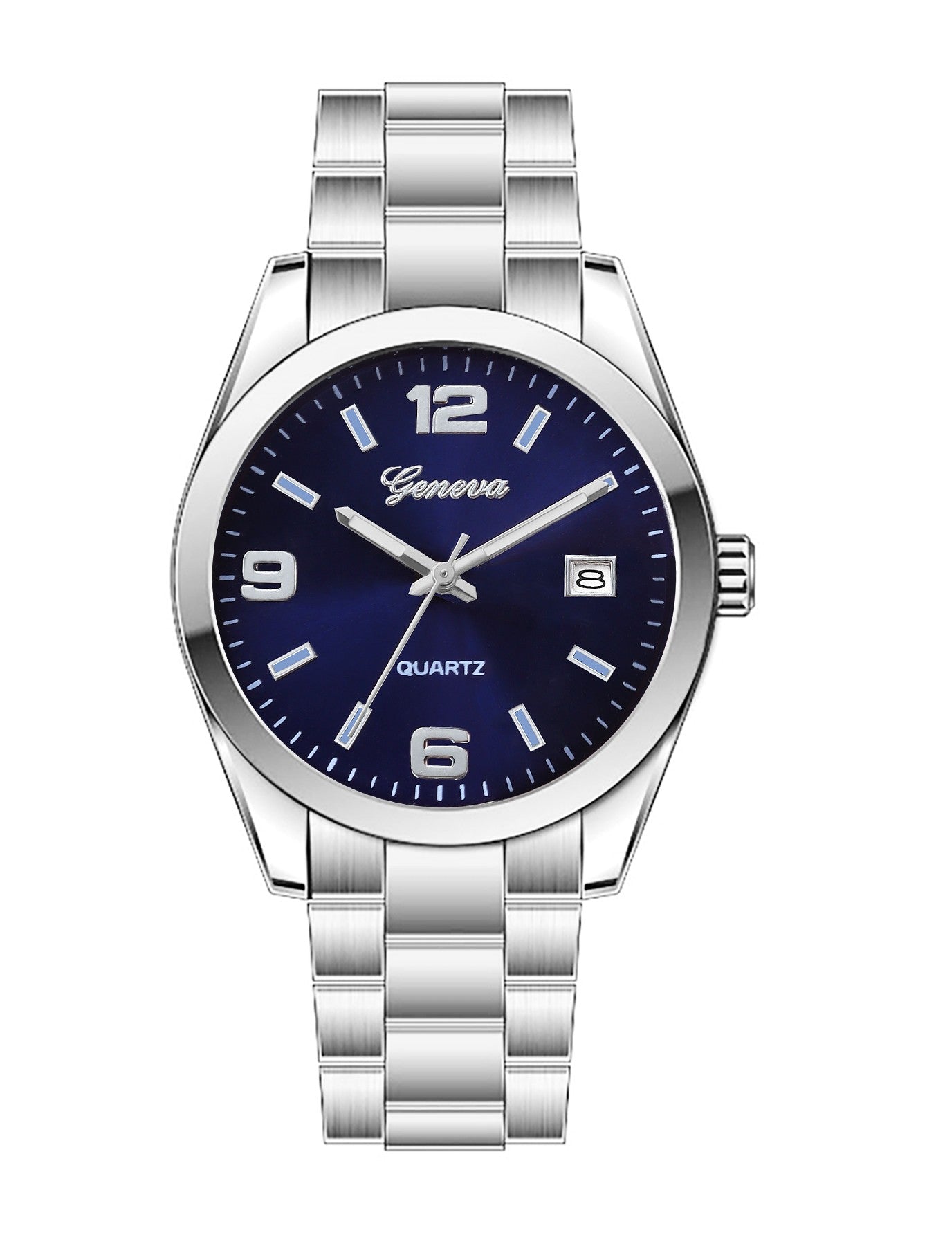 Ladies Quartz Watch Steel Band Design with Calendar Feature Daily Fashion Accessory Birthday Gift without Box