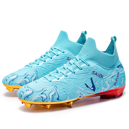 Premium Football Boots Feature Gold Plated Metal SG Studs For Professional Training and Competition Unisex Soccer Cleats