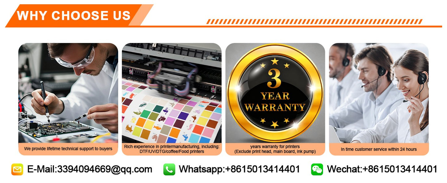 US STOCK A3 DTF Impresora Directly Transfer Film Printer A4 DTF T-shirt Printing Machine with White Ink Circulate DTF Printer A3