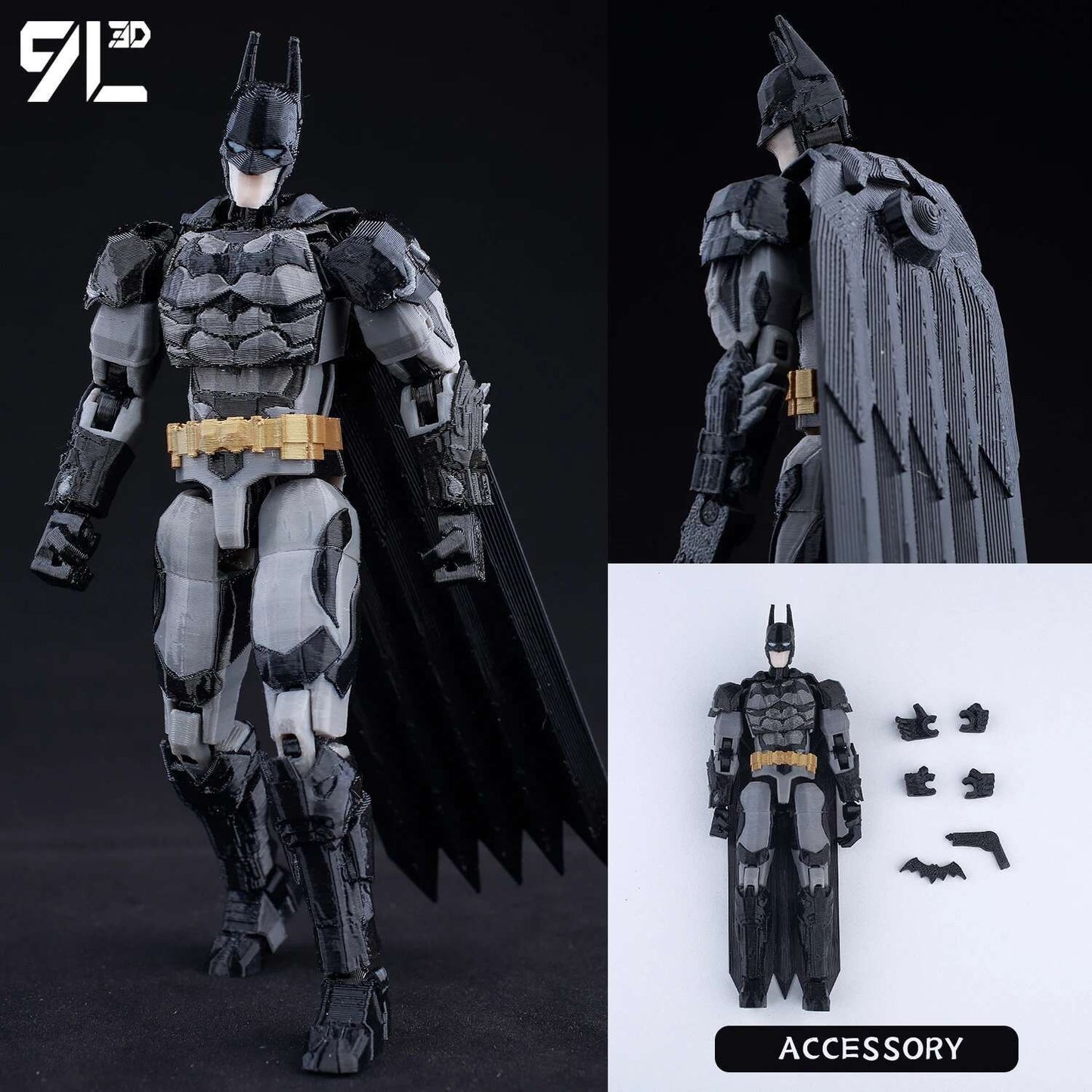 Boneco de Ação Multiarticulado 3D Impresso Dummy13 Homem-Aranha 9L3D Colecionável Marvel com Braços Articulados Boneco para Animação Stop Motion