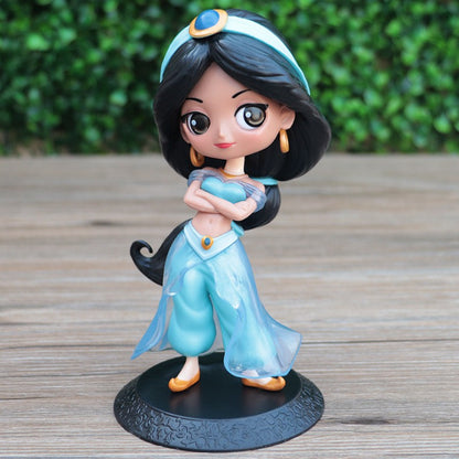 Disney Aladdin e a Lâmpada Mágica Personagens de Ação do Filme Jasmine Q Posket Anime Personagem Periférico Modelo Colecionáveis Brinquedos