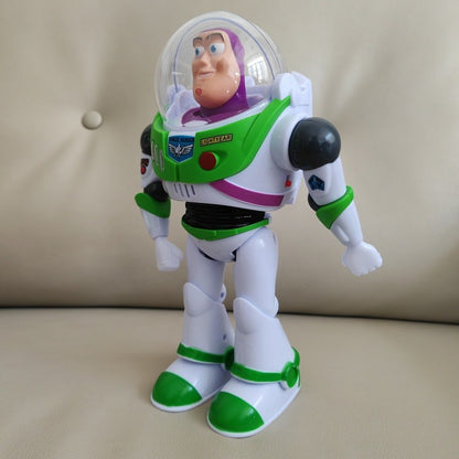 Novo Boneco Robô Elétrico Articulado Buzz Lightyear do Toy Story, Brinquedo Pixar, Adequado para Presente de Aniversário Infantil
