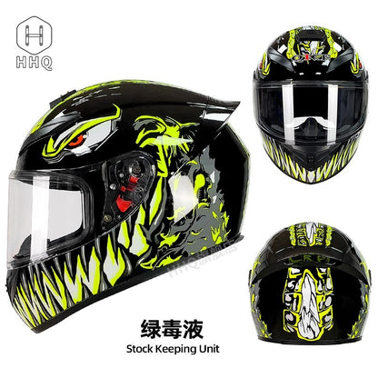 Capacete de Motocicleta Fechado com Bluetooth – Anti-Embaçante, Cobertura Total, Unissex (Homens e Mulheres)