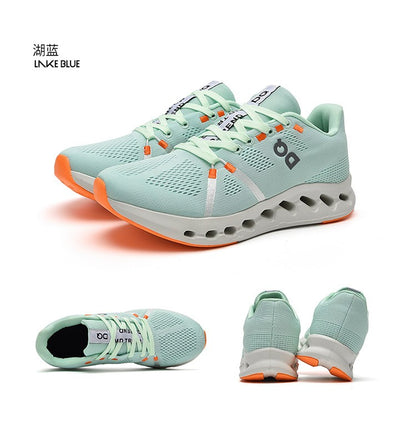 Tênis Masculino com Fivela Giratória, Sapatos Esportivos Leves de Primavera, Casuais, Respiráveis, para Corrida, Versáteis, Estilo Daddy Shoes