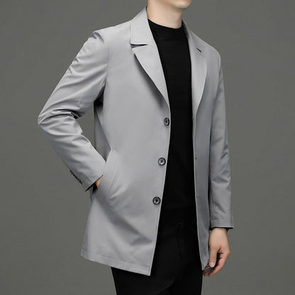 Long Male Blazer Plus Big Size Single Breasted Coat Oversize Menswear Fashionable Men's Suit Jackets New in Classic Casual 2025
