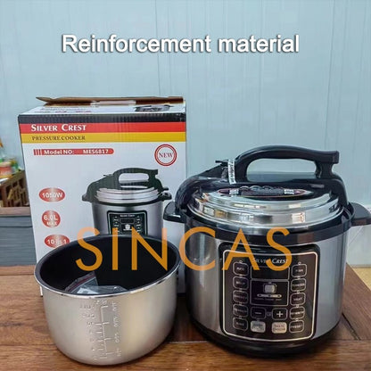 Panela de Arroz 220V/110V Panela de Arroz Doméstica de Grande Capacidade Panela Elétrica de Pressão Inteligente Antiaderente Multicooker