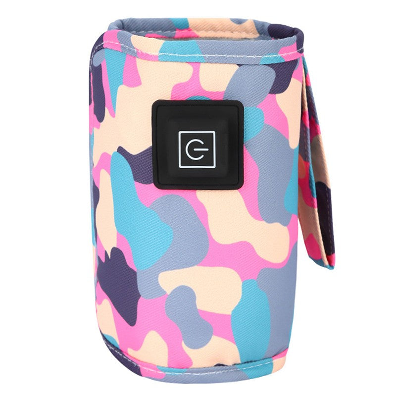 USB Milk Water Warmer Travel Stroller Insulated Bag Baby Nursing Bottle Heater Newborn Infant Portable Bottle Feeding Warmers