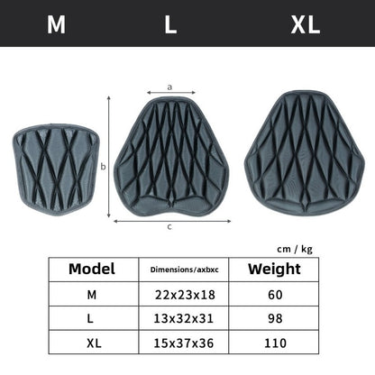 Capa de Assento para Motocicleta 3D Conforto Air Seat Capa de Almofada EVA Impermeável UV Resistente ao Calor Universal para e-bike scooter motocicleta
