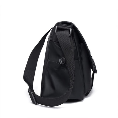 Single Shoulder Bag, Retro Mailman Bag, 2025 New Casual Crossbody Bag, Large Capacity Canvas Bag, Commuting Men's Bag