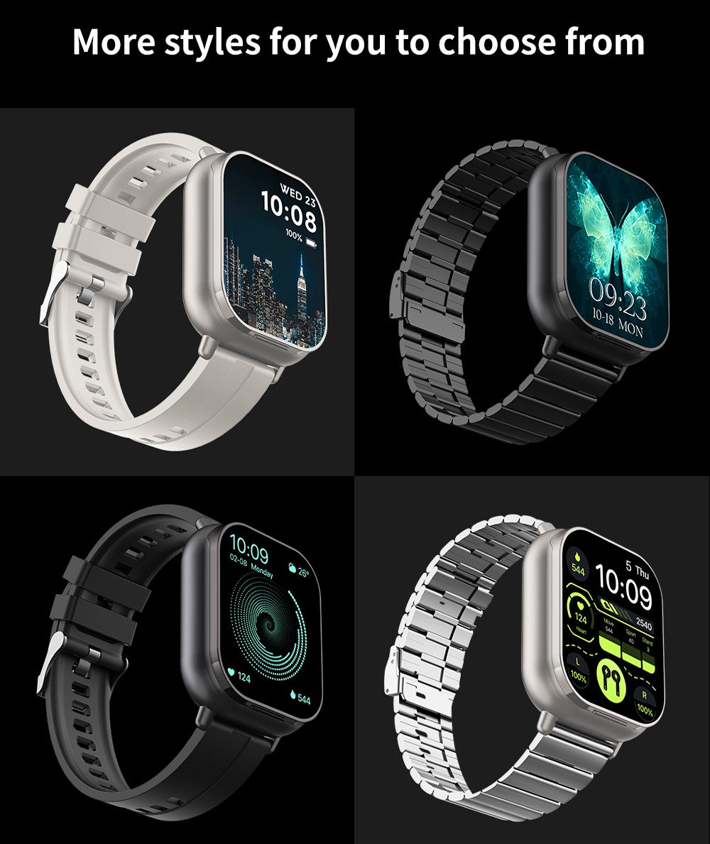 Smartwatch TWS 2 em 1 com fones de ouvido Relógio esportivo fone de ouvido Bluetooth Relógio de chamada Monitor de saúde masculino NFC Smartwatch feminino Fone de ouvido