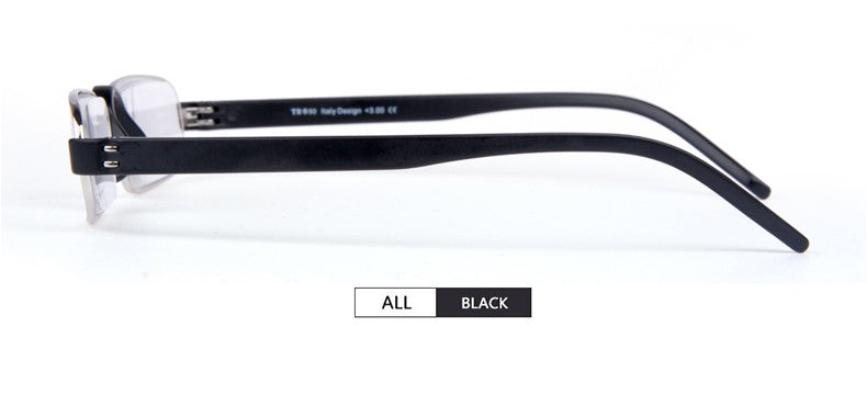 Guanhao Transparent Optical Reading Glasses Man Clear Women Presbyopia Hyperopia Reading Glasses Frame Alloy Ultralight HD View