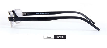Guanhao Transparent Optical Reading Glasses Man Clear Women Presbyopia Hyperopia Reading Glasses Frame Alloy Ultralight HD View