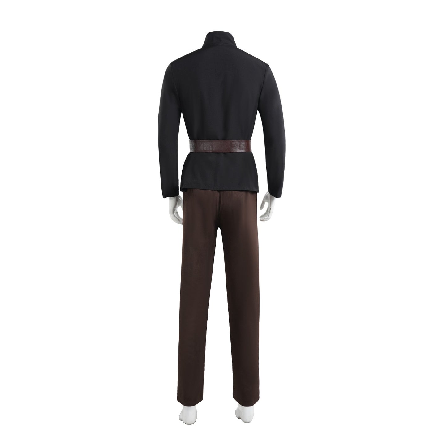 Adult Count Dooku Cosplay Full Set Jedi Brown Cloak Tunic with Belt Count Dooku Halloween Uniform for MenNaobciu