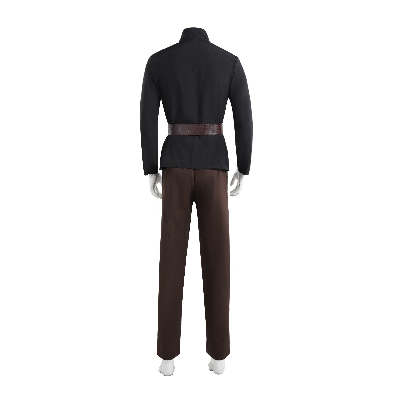Adult Count Dooku Cosplay Full Set Jedi Brown Cloak Tunic with Belt Count Dooku Halloween Uniform for MenNaobciu