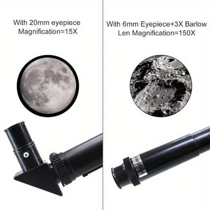 Telescópio Astronômico Profissional F30070 Alta Ampliação Prisma Bak4 HD Para Observar a Lua, Estrelas e Pássaros