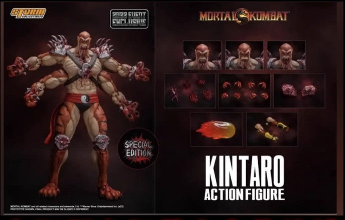 Storm Collectibles 1/12 Mortal Kombat Kintaro Action Figure Versão Regular e Sangrenta - DCMK07 Modelo Clássico Brinquedos de Anime