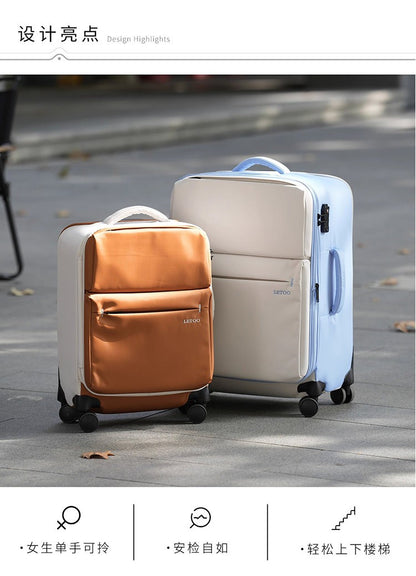 Mala de Viagem Feminina Leve Oxford Canvas 28 Polegadas Ultra-Leve Macia
