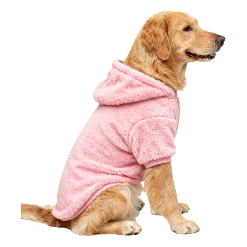 Roupas de Inverno para Cães, Moletom Quente de Lã para Cães de Porte Médio e Grande, Casaco Macio de Pelúcia para Cães, Roupas para Labrador Golden Retriever