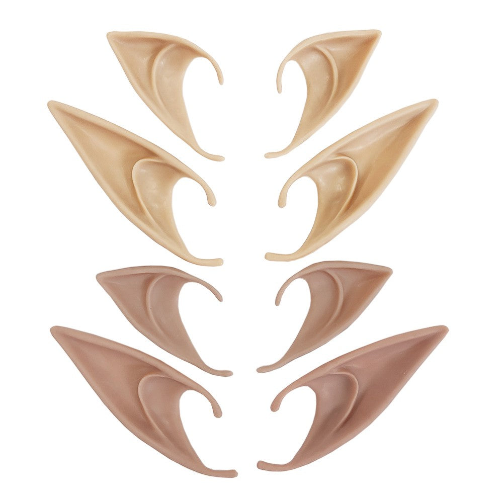 Halloween Elf Ears Latex Simulation Ears Props Fairy Angel Cosplay Mask Halloween Costume Accessories Mascaras Halloween Party