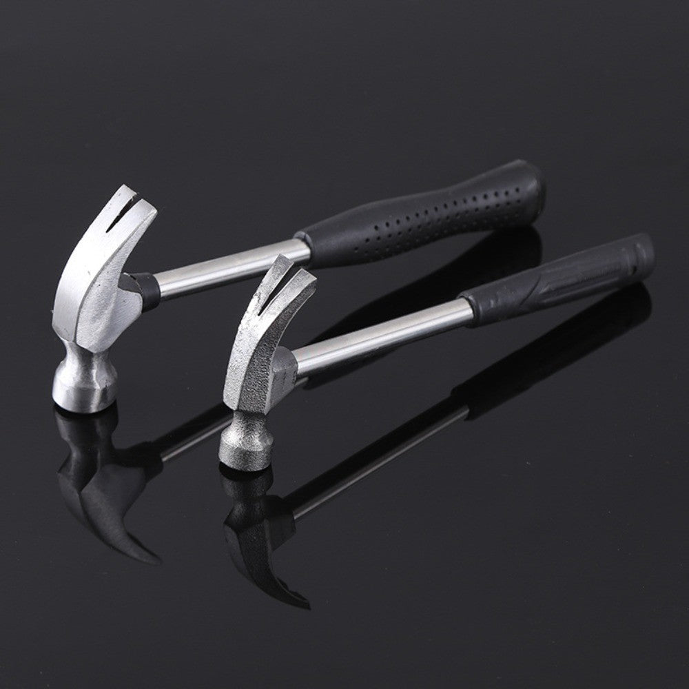 Martelo de Garra Multifuncional com Cabo de Tubo de Aço Martelo de Segurança para Pregos Sem Marcação Quebra-Vidros Ferramentas de Hardware Doméstico