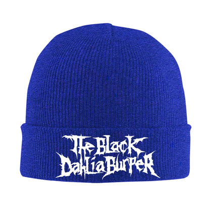 THE BLACK DAHLIA MURDER Gorros de Banda Chapéus de Tricô Masculino Feminino Y2K Legal Elástico Outono Bonés de Ginástica Design Toucas