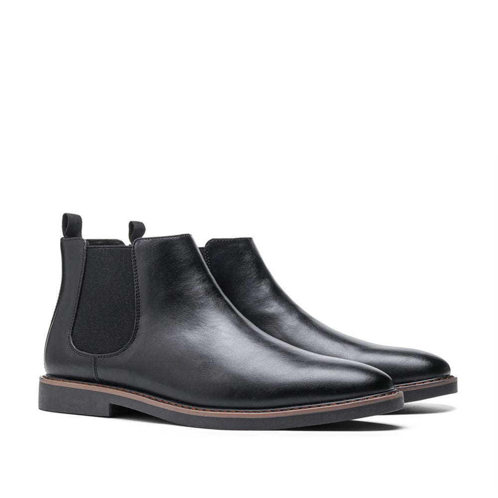 40~46 Botas Masculinas Chelsea Boots Marca Retrô Confortável Moda Masculina