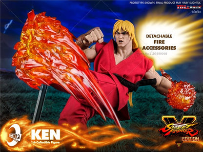 Iconiq Studio Capcom IQGS-04 Escala 1/6 Ken Masters Jogo de Luta de Rua Clássico Japonês 12 polegadas Conjunto Completo Boneco de Ação Soldado