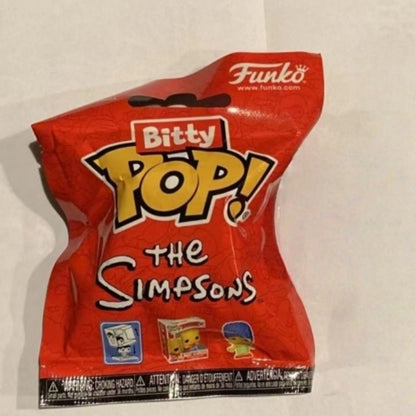 The Simpsons Bitty Funko Pop Caixa Surpresa Mini Boneco Modelo Decoração de Mesa Caixa Misteriosa da Sorte Coleção Edição Limitada