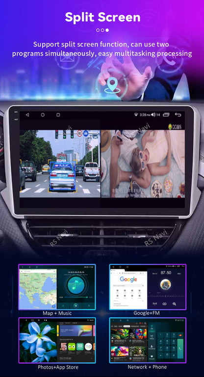 Android 15 Navigation Multimedia Player For Peugeot 2008 208 Series 2012 2013 2014 - 2018 Carplay Auto Stereo BT video Car radio