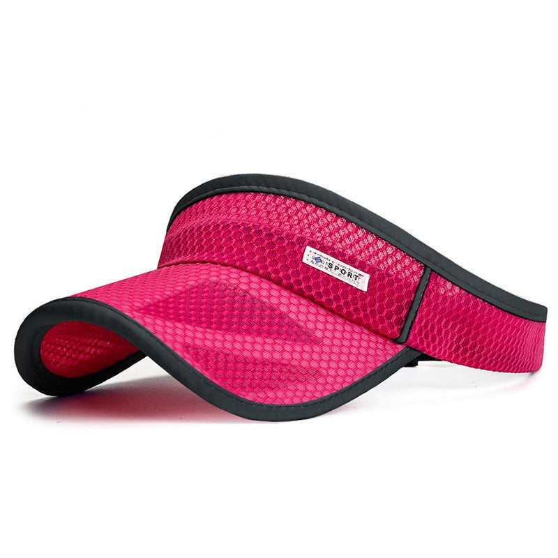 New Summer Sports Women Mesh Extended Brim Air Sun Hats Visor UV Protection Top Empty id Outdoor Men Golf Running Sunscreen Cap