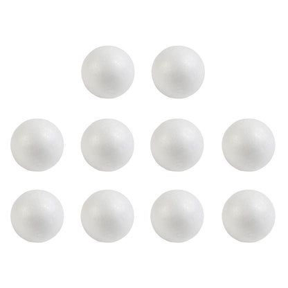 10pcs Solid Foam Ball Polystyrene Balls 50mm-100mm  Round DIY Accessory Handmade For Party Celebration Christmas Decoration