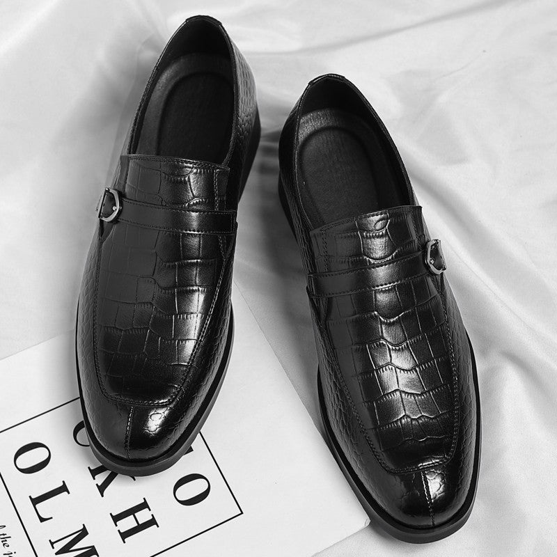 Party Wedding Oxford Footwear New Arrival Leather Men Casual Shoes Office Work Business Shoes Pointed Toe Loafers Brogue Shoes