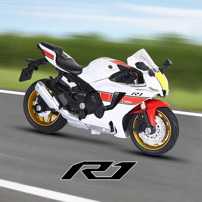1:18 GSX1000 CBR 1000RR R1 Hayabusa Coleção de Modelos de Motos em Liga Autorização Genuína Miniatura de Brinquedo de Moto