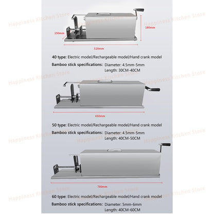 Commercial Spiral Potato Making Machine Potato Twister Automatic Stretch Potato Stick Maker Stainless Steel Food Processor