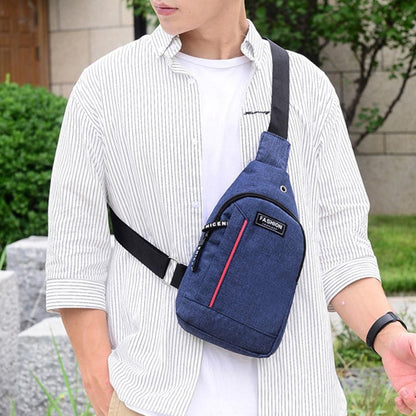 Men Small Casual Multifunctional Shoulder Bag Crossbody Bag On Shoulder Portable Travel Sling Bag Pack Messenger Pack Chest Bag