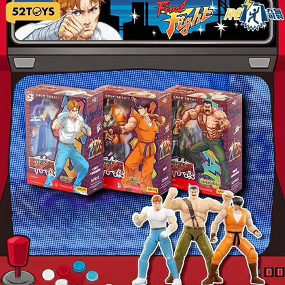 Pronta Entrega 52toys Capcom Final Fight Boneco de Ação 3.75 Polegadas Brinquedo Modelo Soldado Legal para Amantes de Jogos Decoração Menino Presente Surpresa
