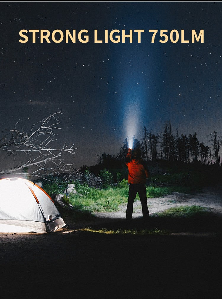 Portable Mini LED Handheld Flashlight Powerful Fingertip Torch Outdoor Waterproof Hiking Camping Flash Light with Pen Clip