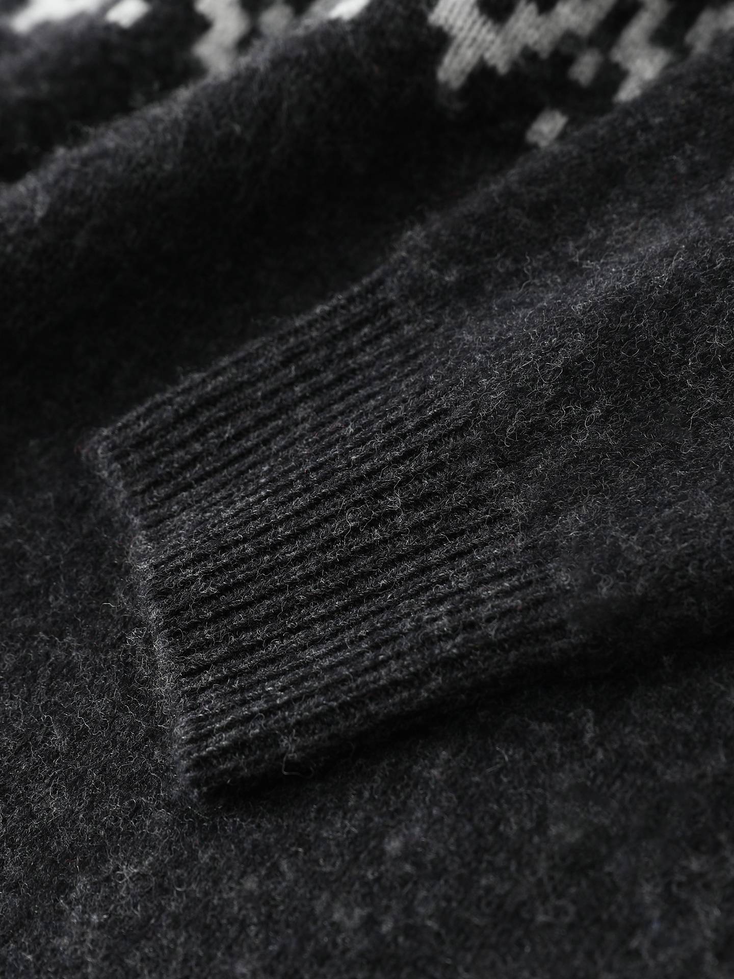 Men's 100% Merino Wool Pullover Sweater O-neck Fair Isle Jacquard Loose Casual Knitwear Long Sleeve Cashmere Tops Autumn Winter