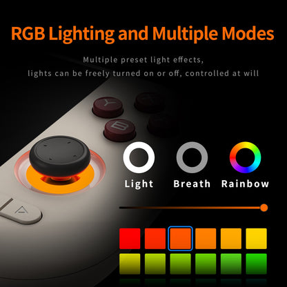 MANGMI AIR X Handheld Game Console with Qualcomm Snapdragon 662 5.5'' Touchscreen Android14 Fast Charging Active Cooling Fan RGB
